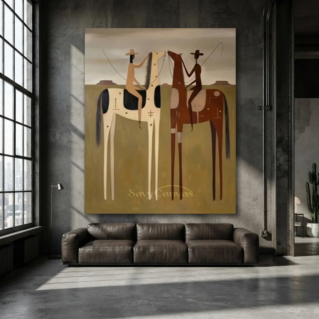Handmade Surreal Western Oil Painting #SS 323