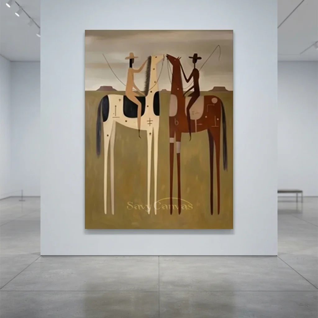 Handmade Surreal Western Oil Painting #SS 323