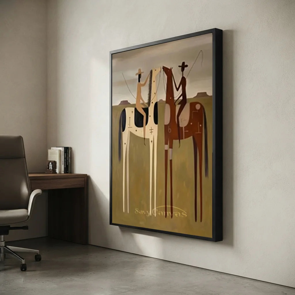 Handmade Surreal Western Oil Painting #SS 323
