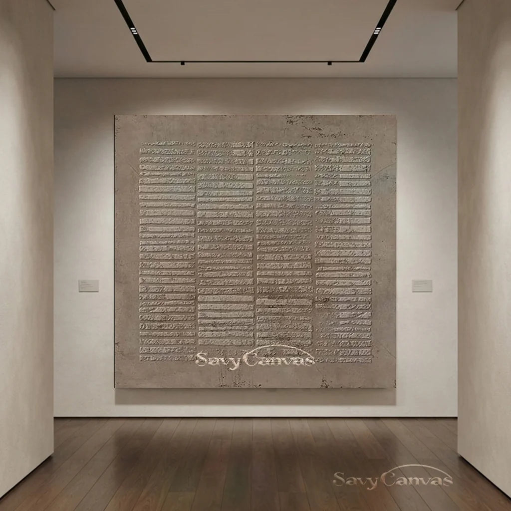Large Wabi Sabi Textured Wall Art | Neutral Abstract Painting#TC 196