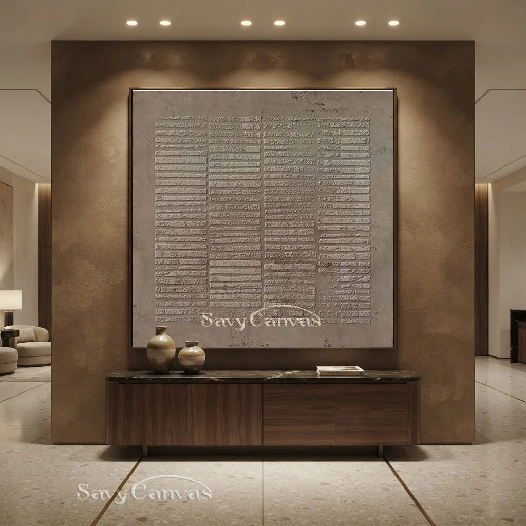 Large Wabi Sabi Textured Wall Art | Neutral Abstract Painting#TC 196