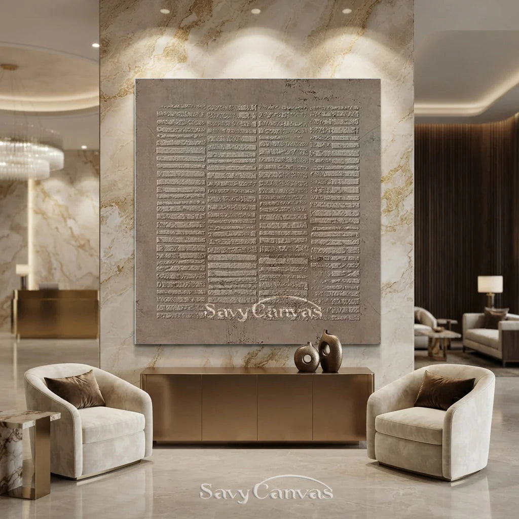 Large Wabi Sabi Textured Wall Art | Neutral Abstract Painting#TC 196