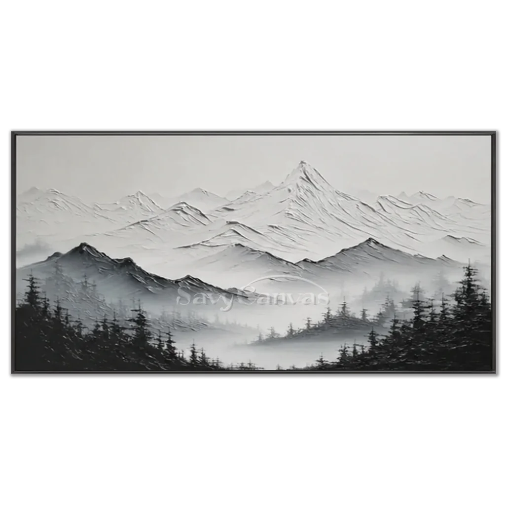 Minimalist-Mountain-Canvas-black-frame-03.webp