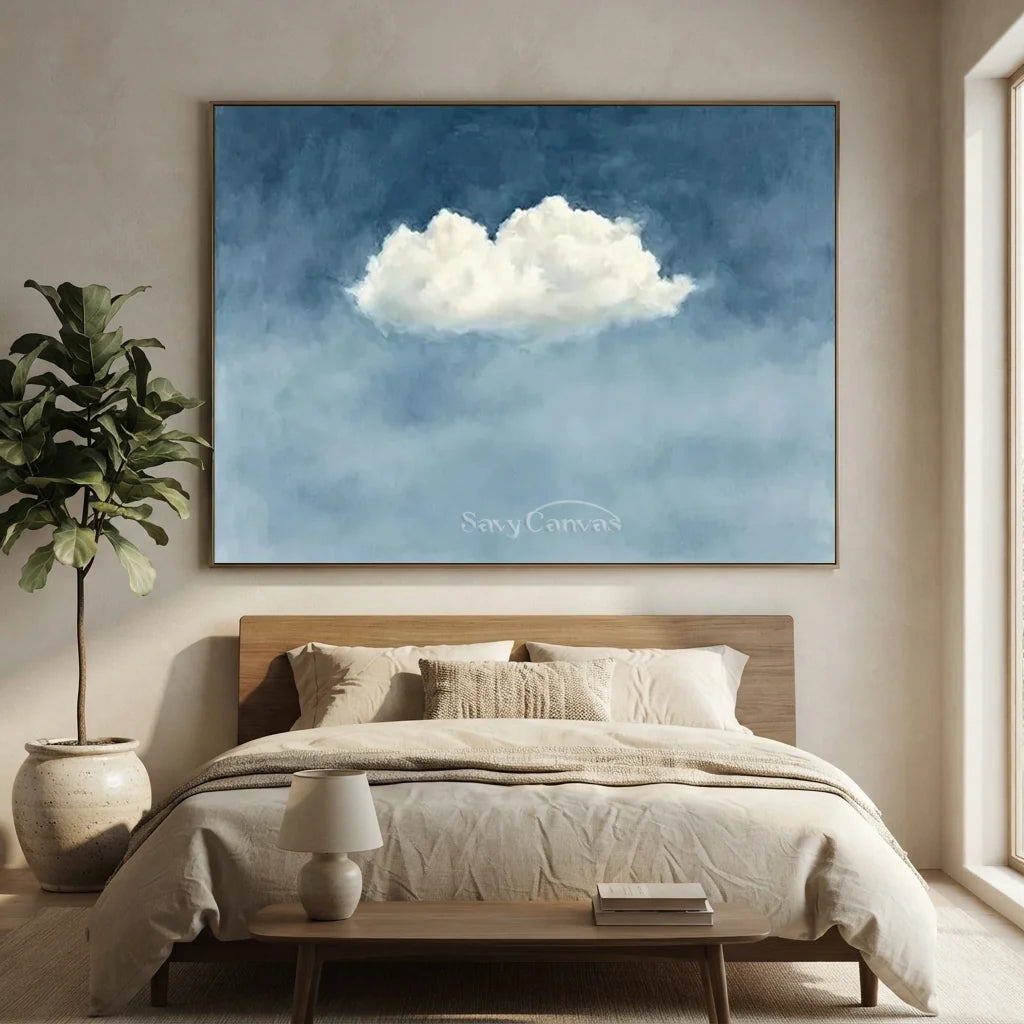 Minimalist-cloud-painting-in-soft-blue-tones-for-Luxurious-Bedroom-05.webp