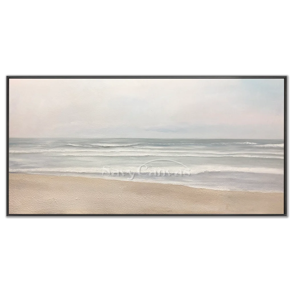 Modern Coastal Landscape - Handmade Seascape Wall Decor #TC 090