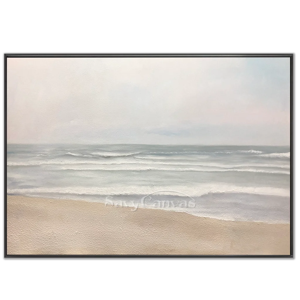 Modern Coastal Landscape - Handmade Seascape Wall Decor #TC 090
