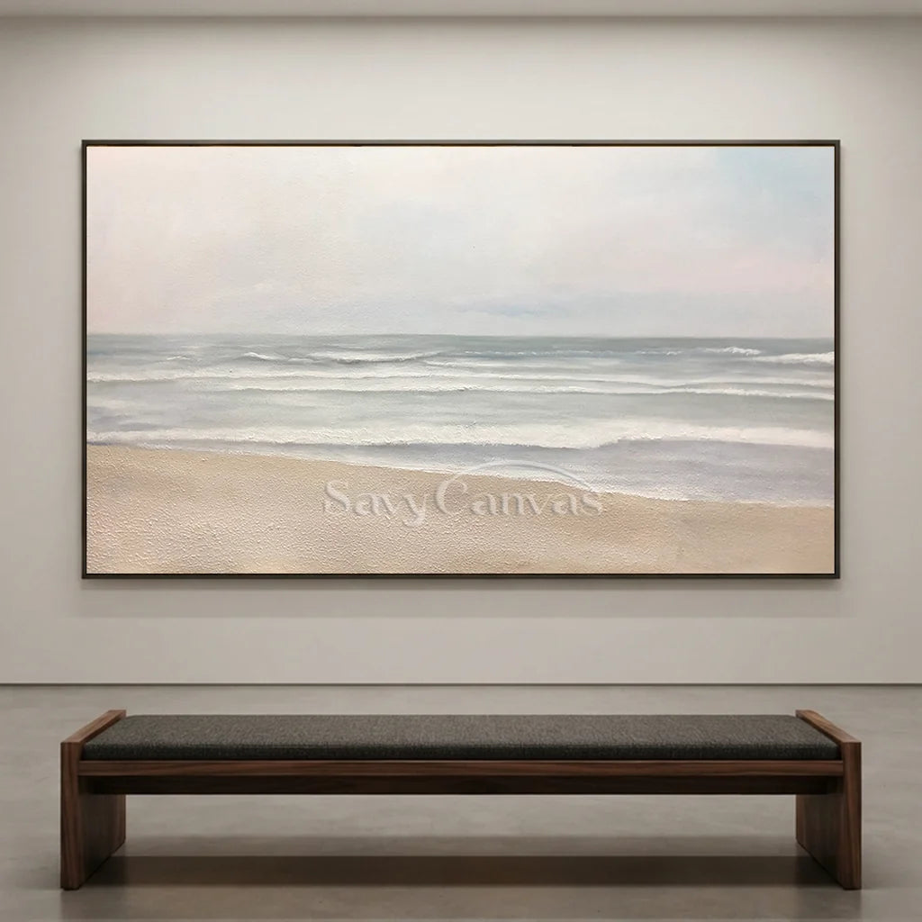 Modern Coastal Landscape - Handmade Seascape Wall Decor #TC 090