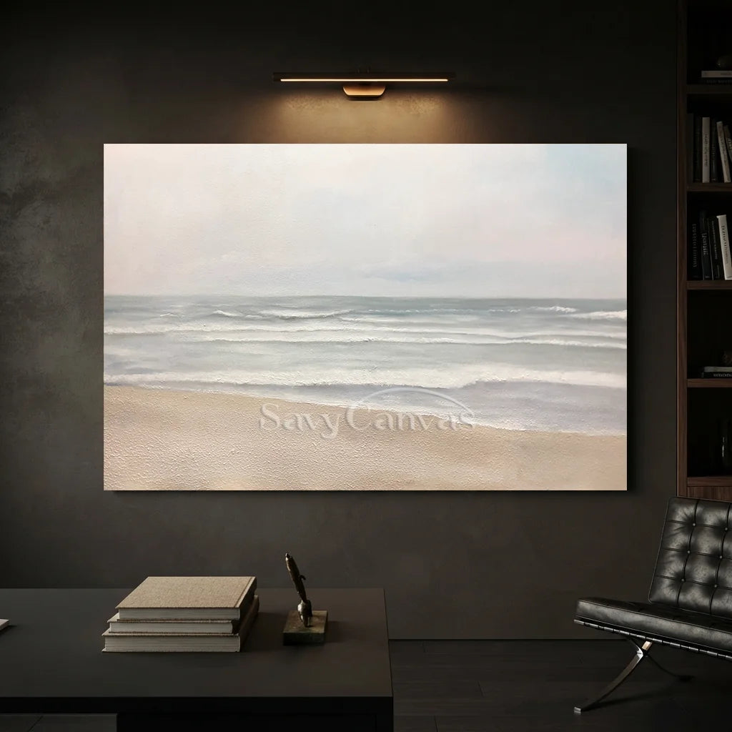 Modern Coastal Landscape - Handmade Seascape Wall Decor #TC 090