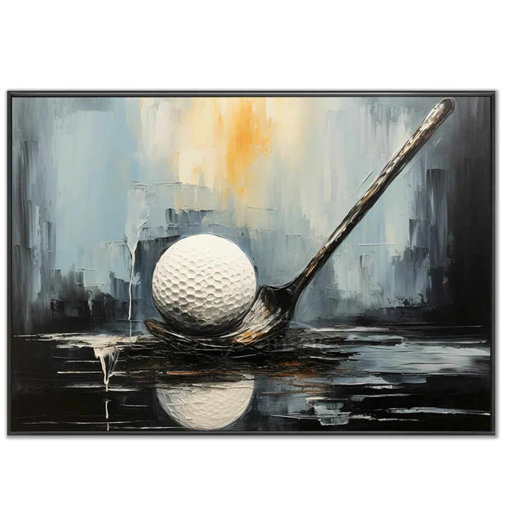 Modern Golf Painting | Abstract Sports Wall Art #AA 229