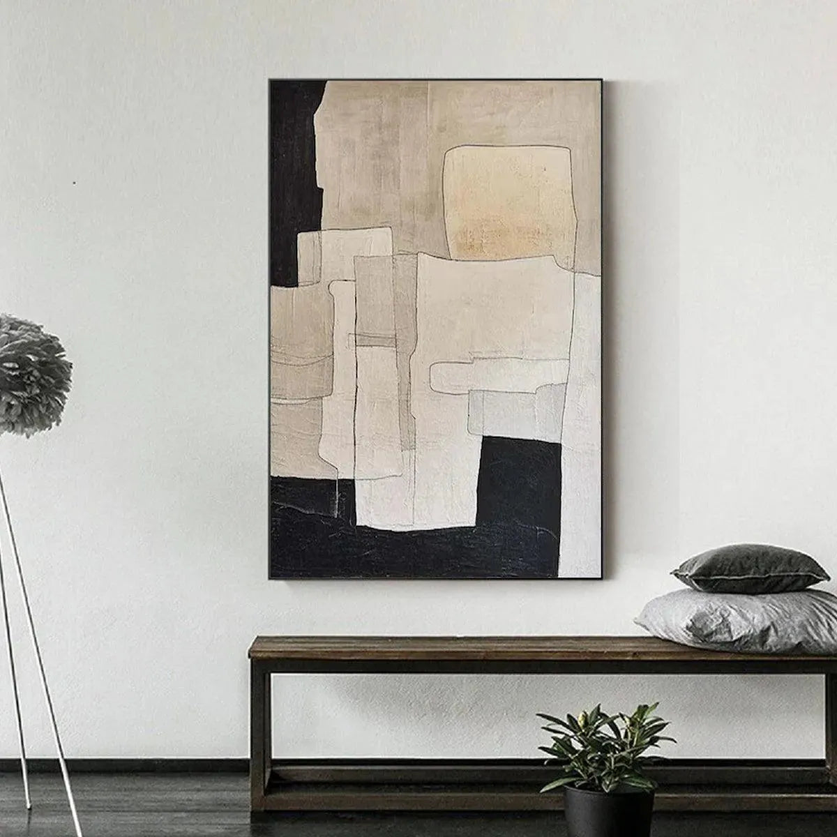 Abstract Architectural Painting | Modern Cityscape Art #AA 214