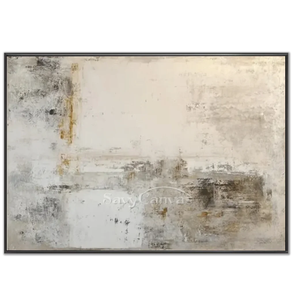 Neutral-abstract-wall-art-with-white-black-frame-02.webp