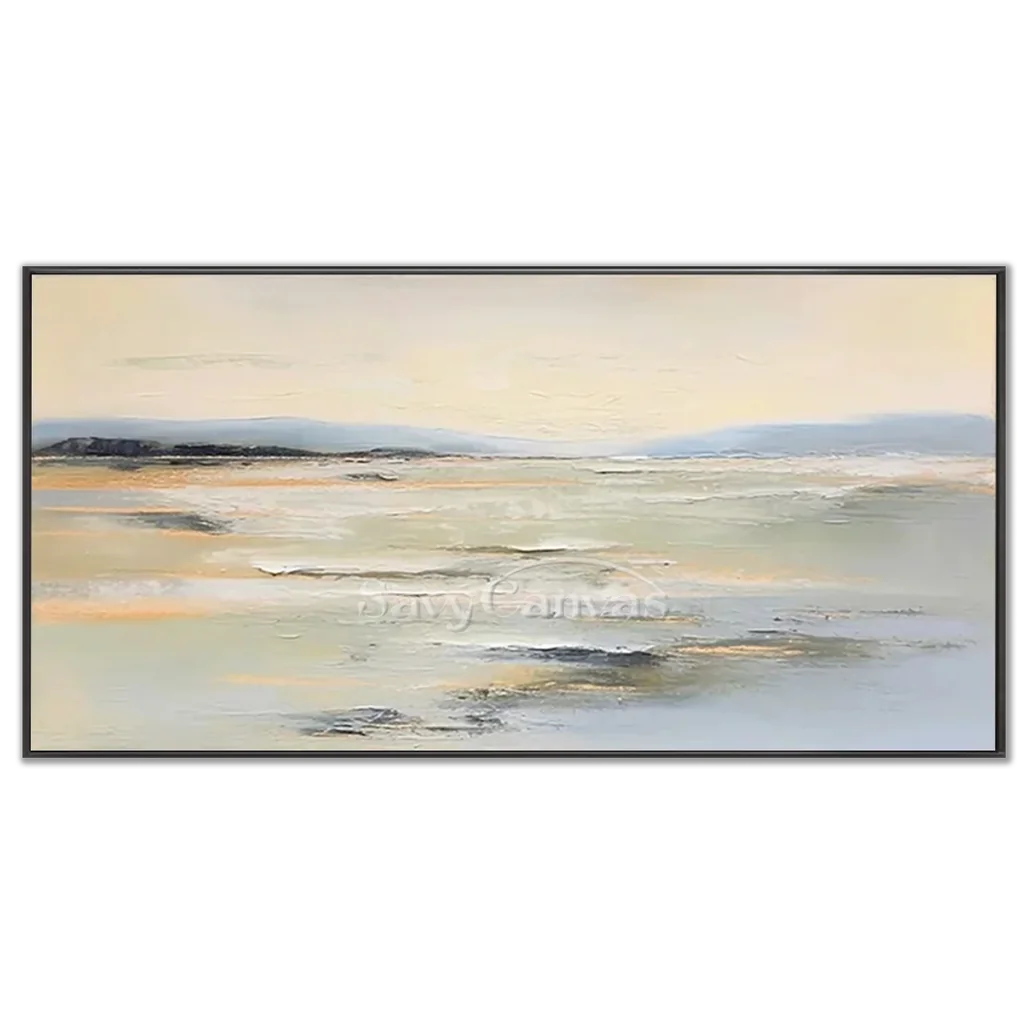 Ocean-And-Sky-Abstract-Texture-Canvas-Art-black-frame-03.webp
