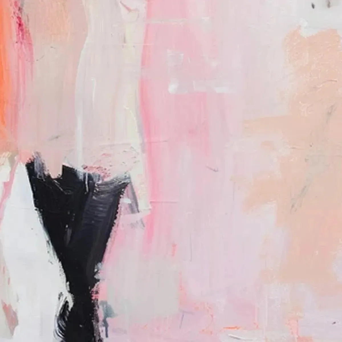 Expressive Figurative Art | Large Abstract Woman Painting #AA 116