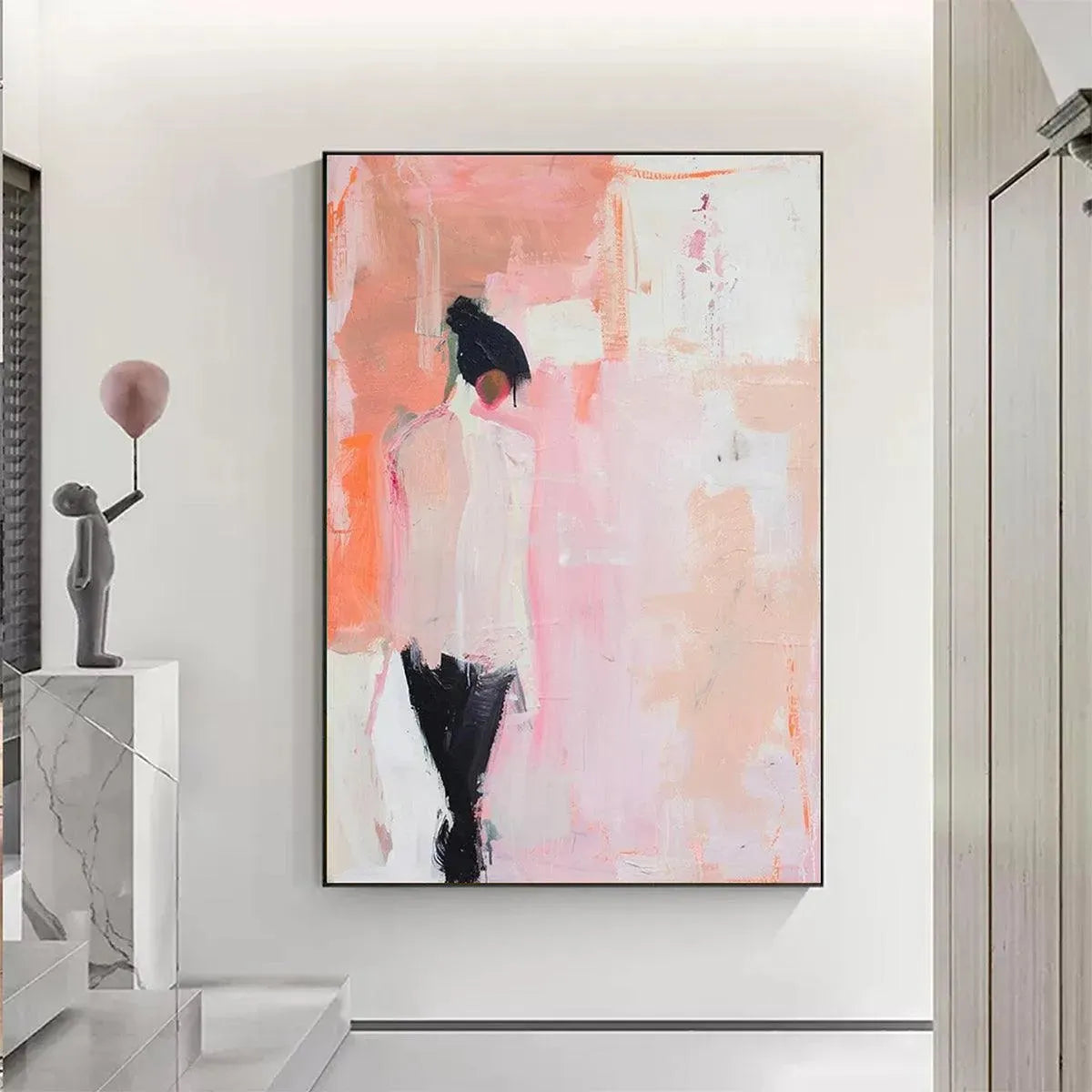 Expressive Figurative Art | Large Abstract Woman Painting #AA 116