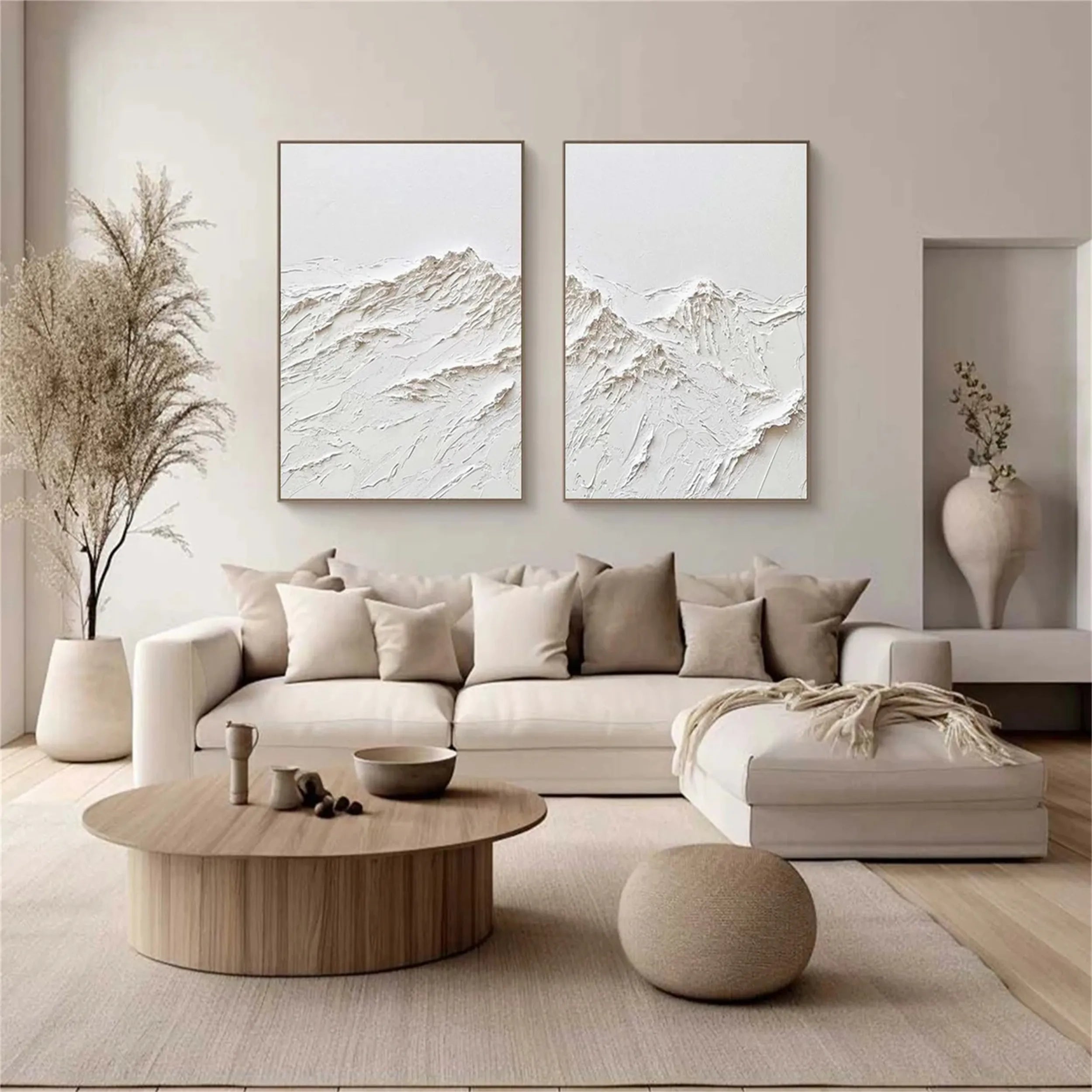 Hand - crafted 3D Mountain Wall Art Paintings for Modern Living Rooms #JJ 417