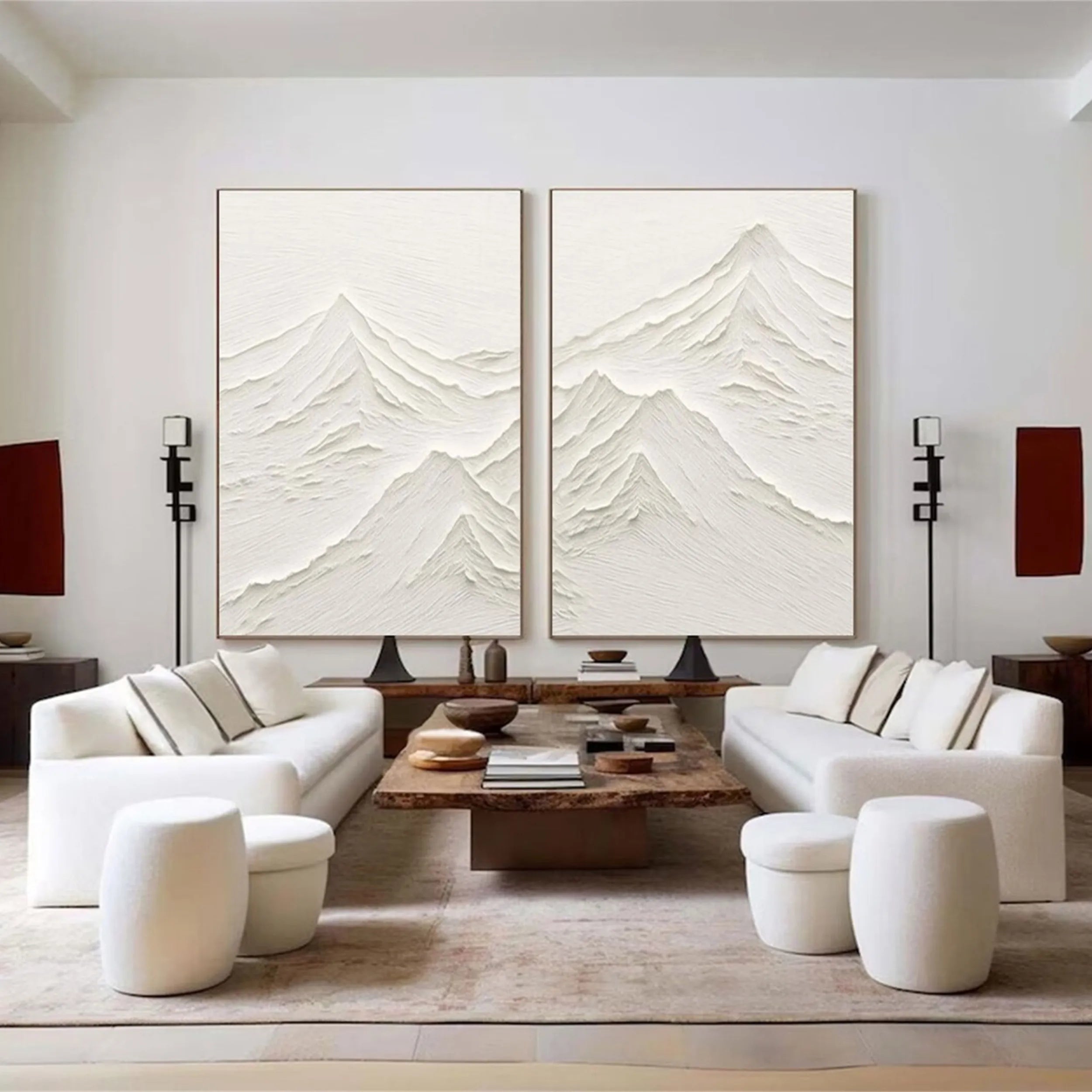 Unique 3D Mountain Wall Decor for a Stylish Home Interior #JJ 418