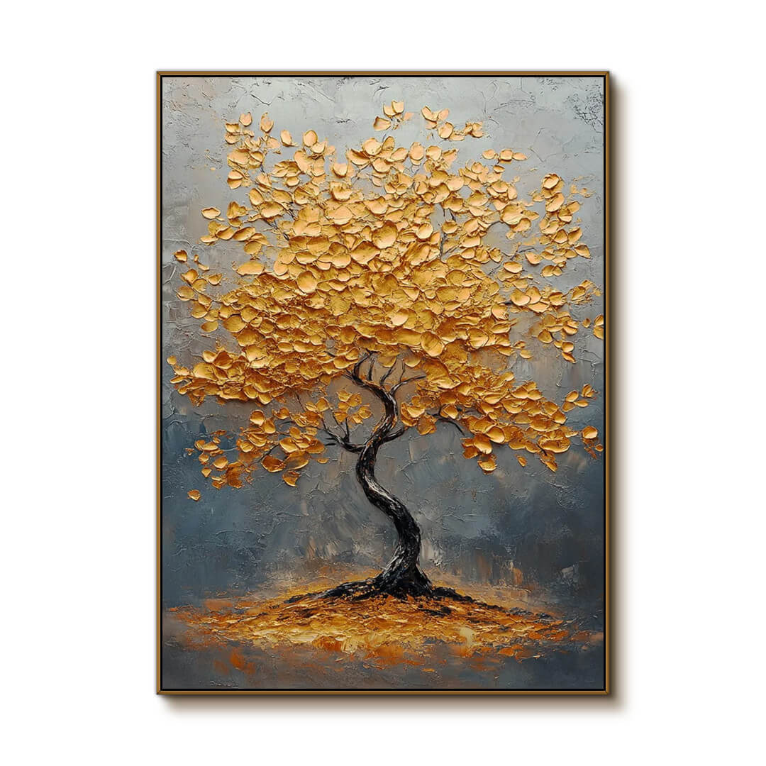 Elegant Tree of Life Wall Decor | Warm Golden Autumn Vibe #AA 349