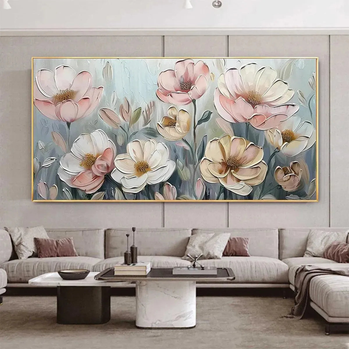 Modern Impressionist Floral Art | Large Flower Painting