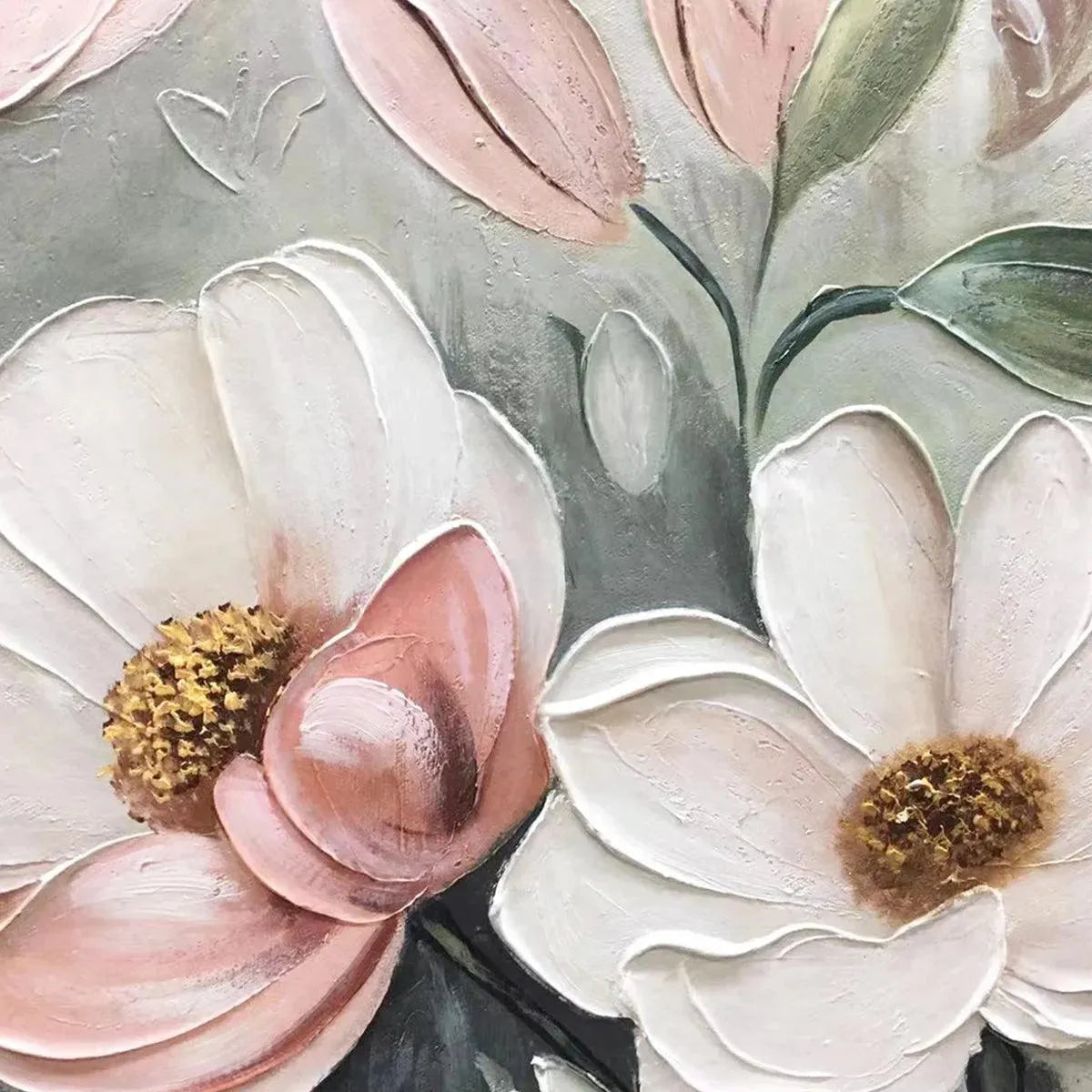 Abstract Cosmos Flower Painting | 3D Floral Wall Art #AA 143