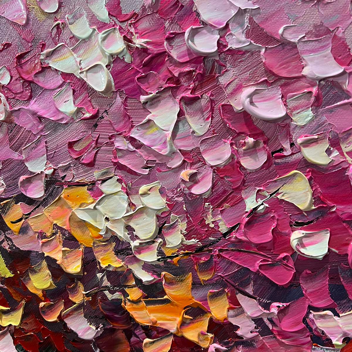 Colorful Tree of Life Canvas Wall Art | Vibrant Rainbow Tree Print #AA 395