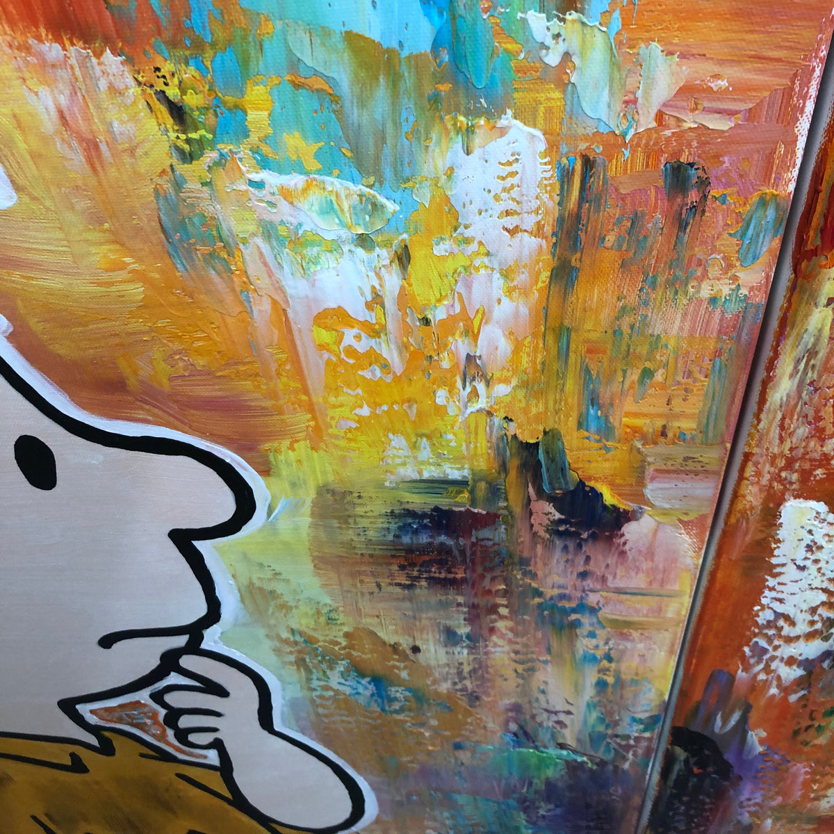 Charlie Brown & Lucy Pop Art Canvas Set #SS 056