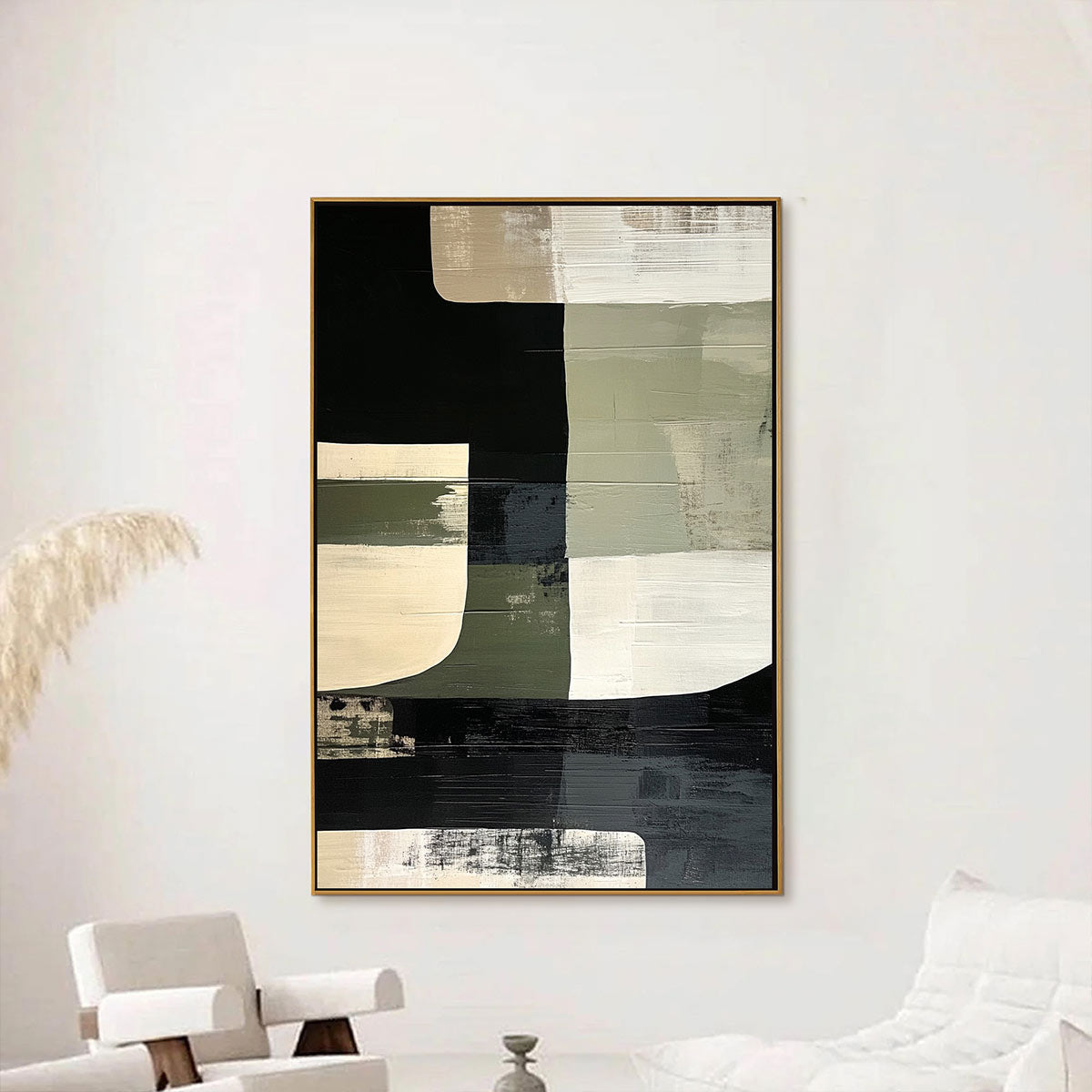Wabi Sabi Wall Art | Neutral Textured Abstract Painting