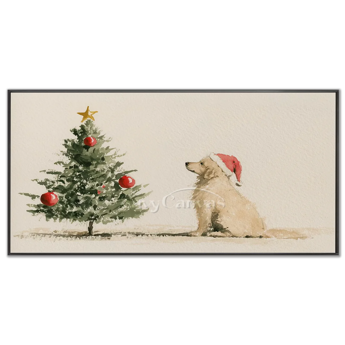 Santa-Hat-Christmas-Art-black-frame-03.webp
