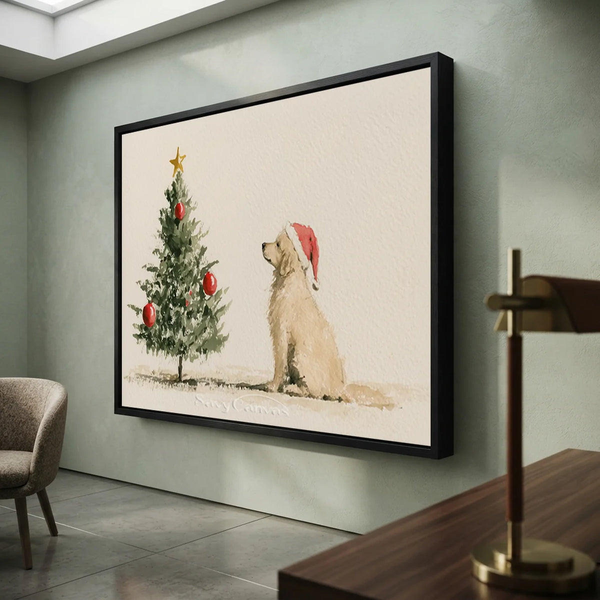 Santa-Hat-Christmas-Art-for-study-decor-05.webp