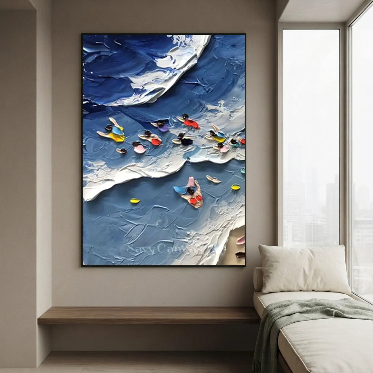 Seascape_and_Snowy_Peak_Painting-for-wall-by-the-window-04.webp