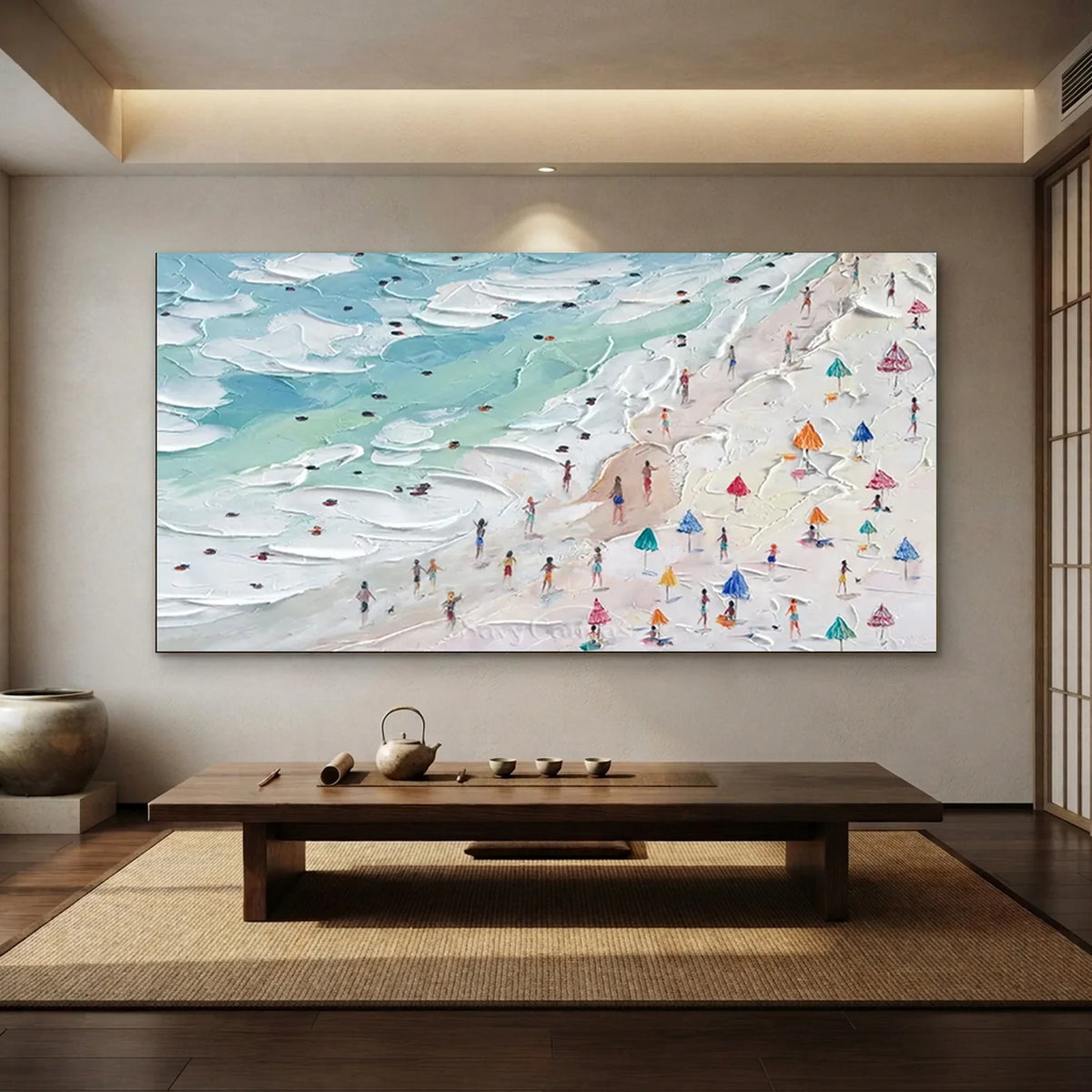 Seascape_and_Snowy_Peak_Painting-for-zen-style-tea-room-04.webp