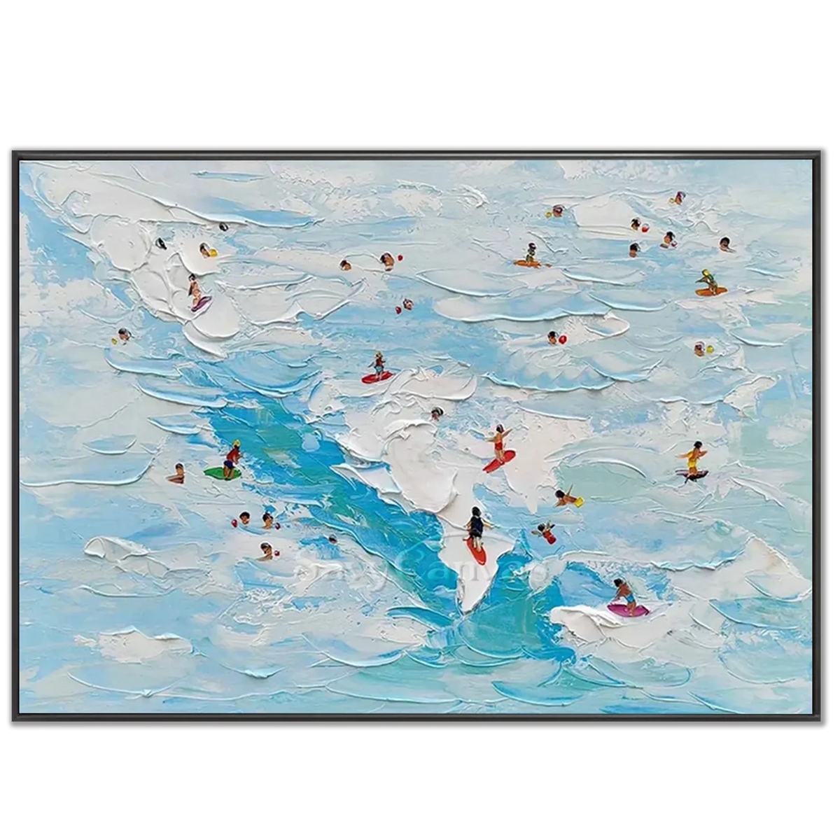 Seascape_and_Snowy_Peak_Painting_MM3-black-frame-02.webp