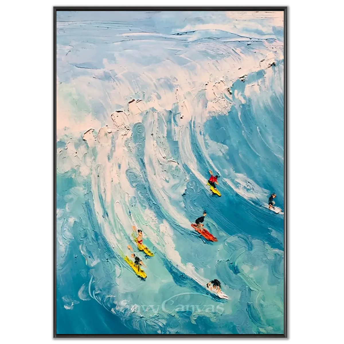 Seascape_and_Snowy_Peak_Painting_MM3-black-frame-02.webp