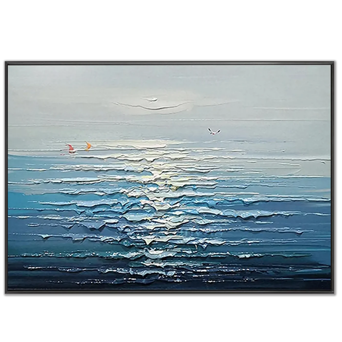 Seascape_and_Snowy_Peak_Painting_MM7-black-frame-02.webp