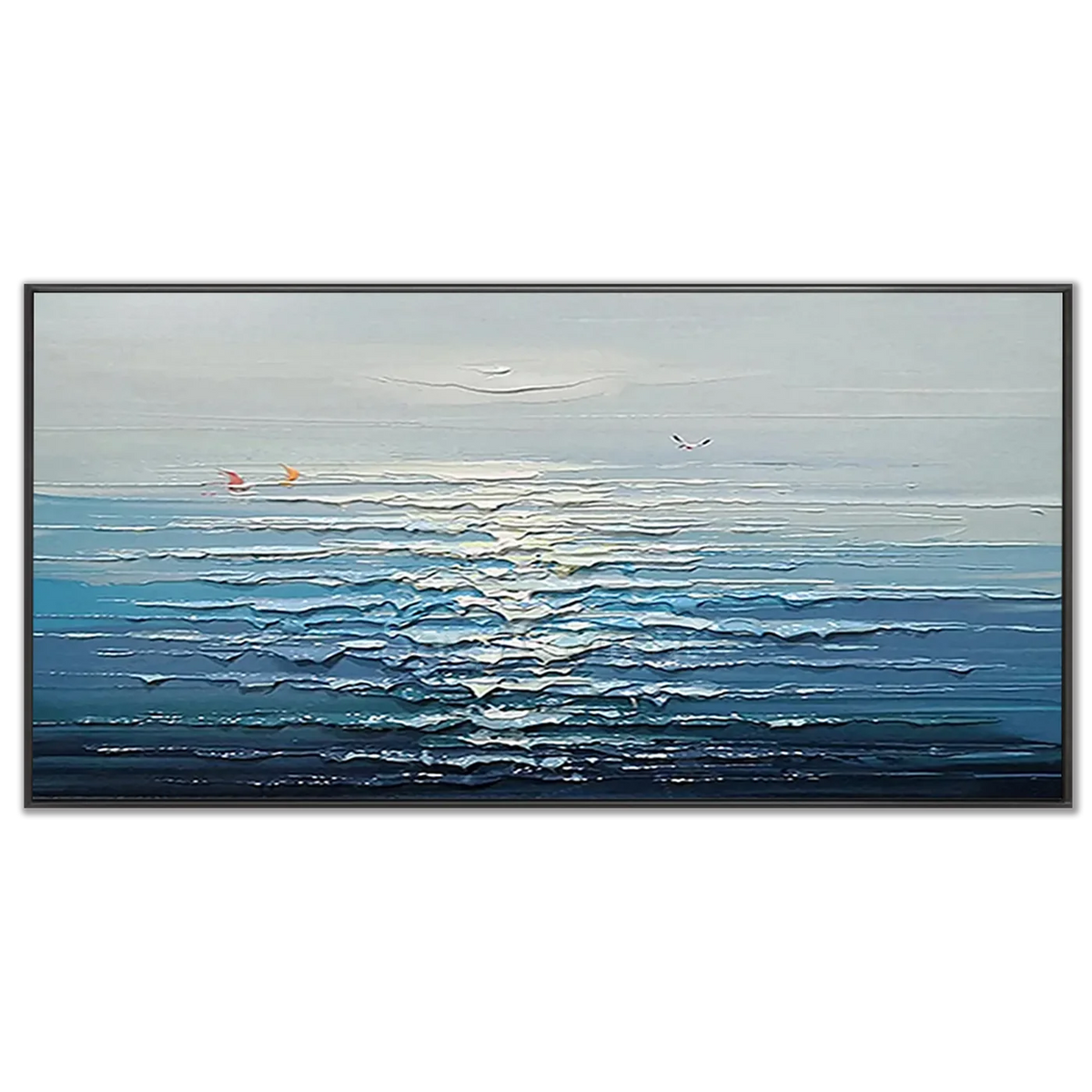 Seascape_and_Snowy_Peak_Painting_MM7-black-frame-03.webp