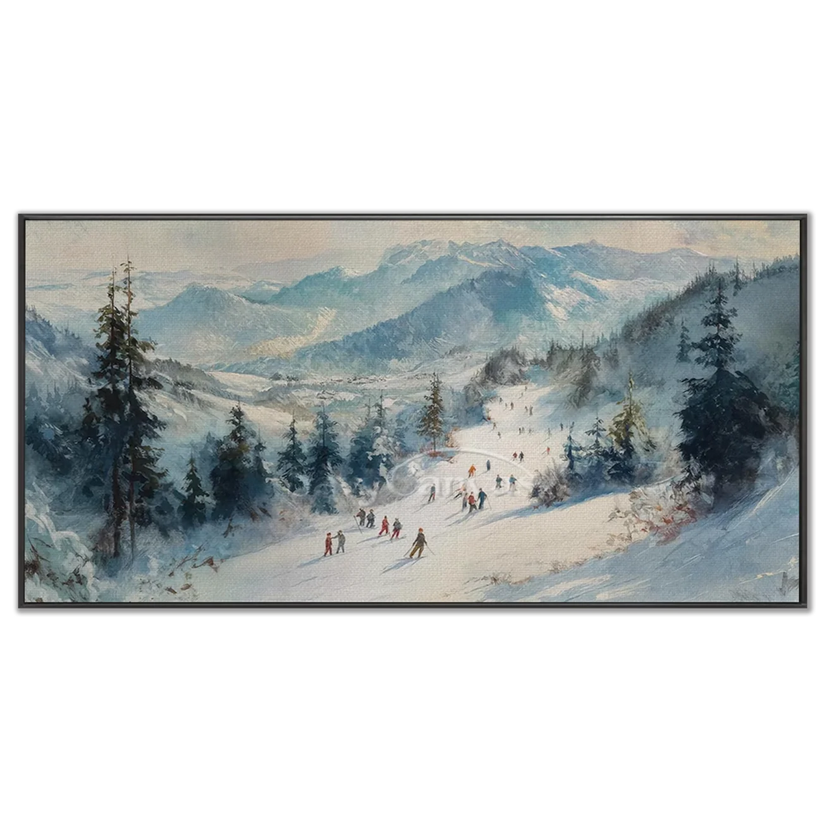 Skiing-Large-Wall-Art-black-frame-03.webp