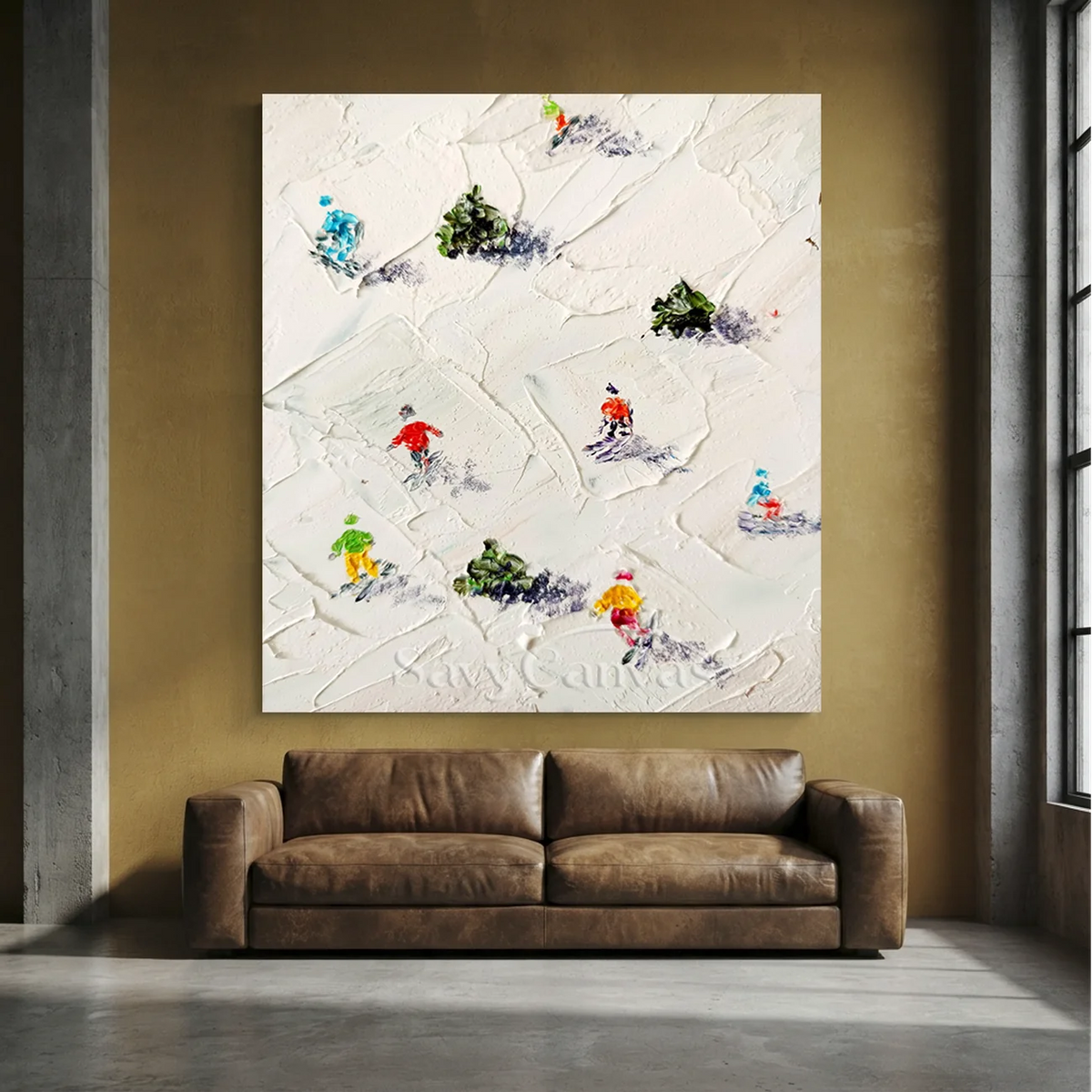 Skiing-Sport-Painting-for-large-wall-06.webp