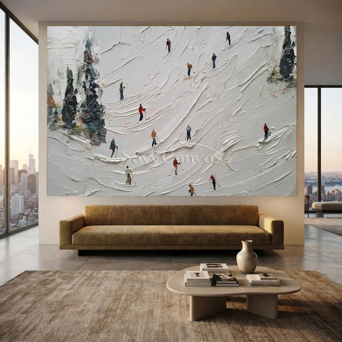 Skiing_Sport_Art_Textured_Painting_Canvas_MM2-for-Spacious-living-room-07.webp