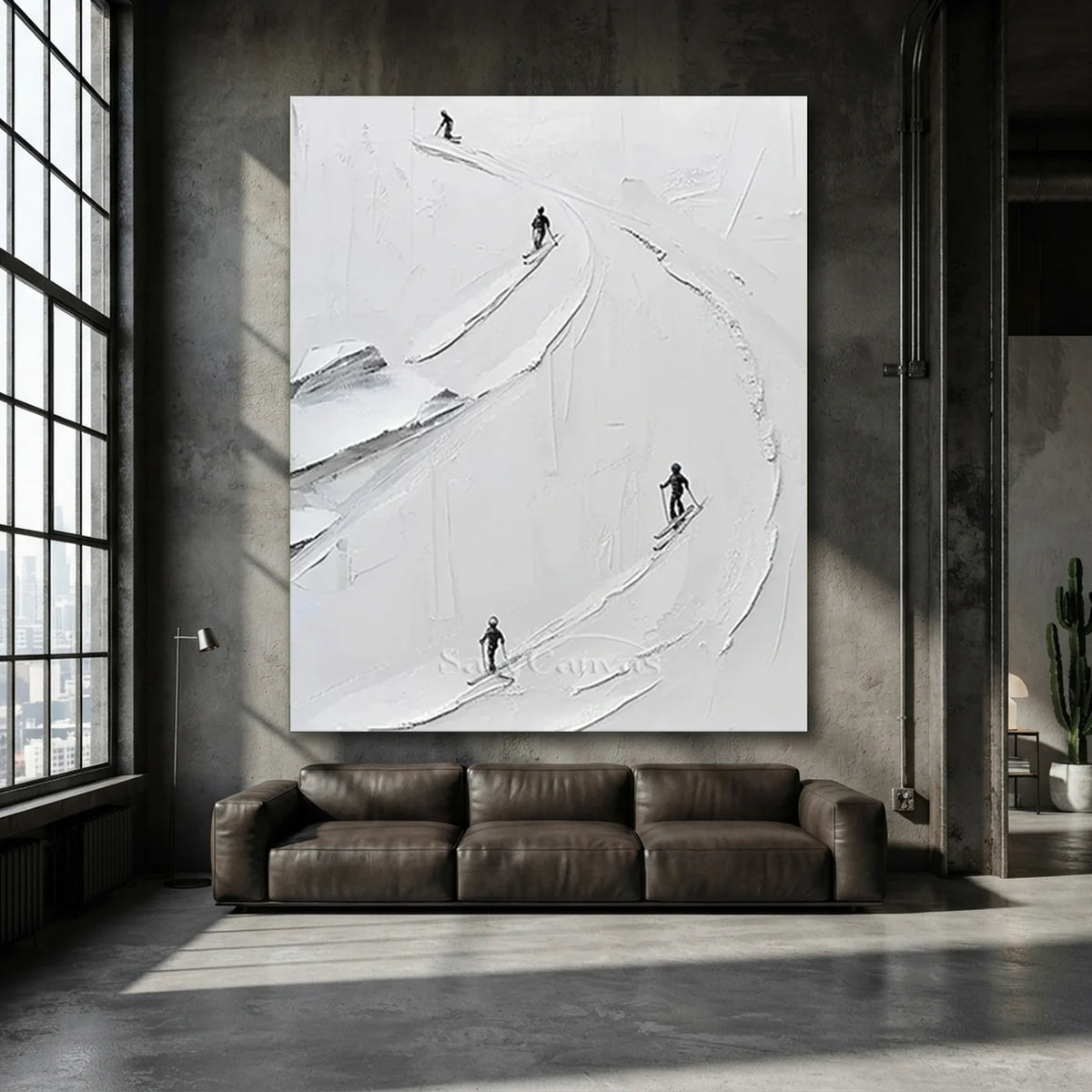Skiing_Sports_Art_Textured_Painting_Canvas_MM11-for-industrial-style-deocr-06.webp