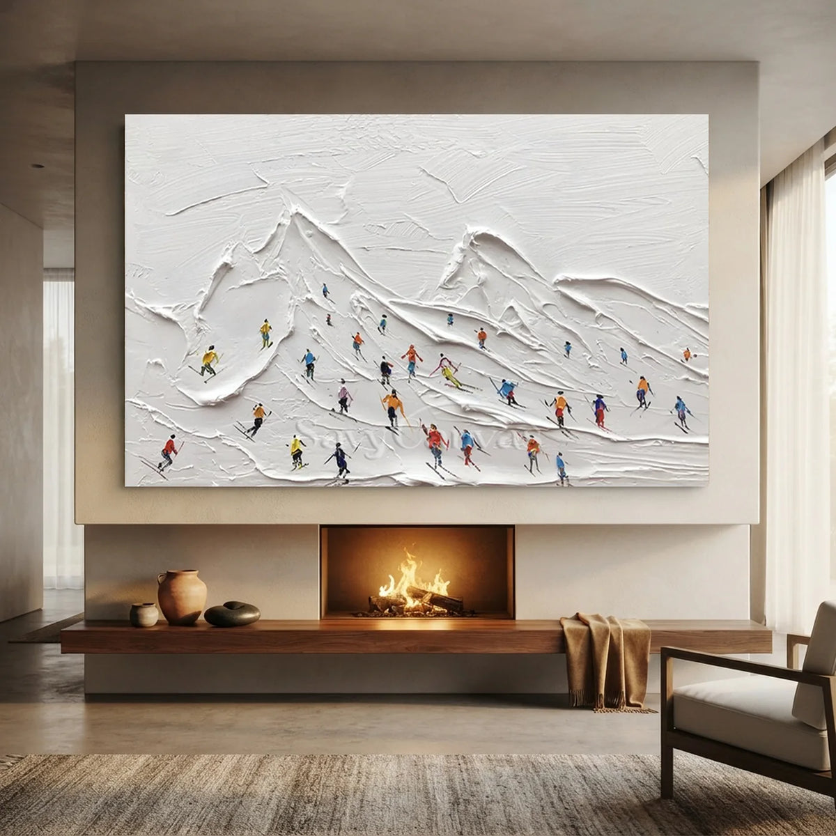 Skiing_Sports_Art_Textured_Painting_Canvas_MM13-for-fireplace-decor-01.webp
