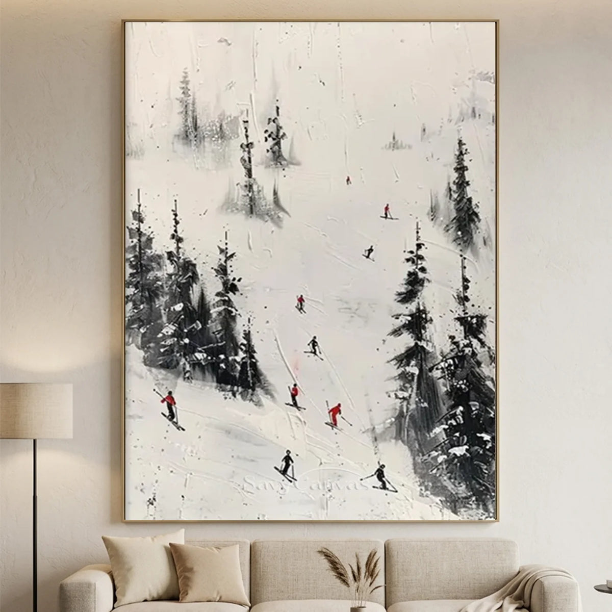 Skiing_Sports_Art_Textured_Painting_Canvas_MM15-for-large-living-room-09.webp