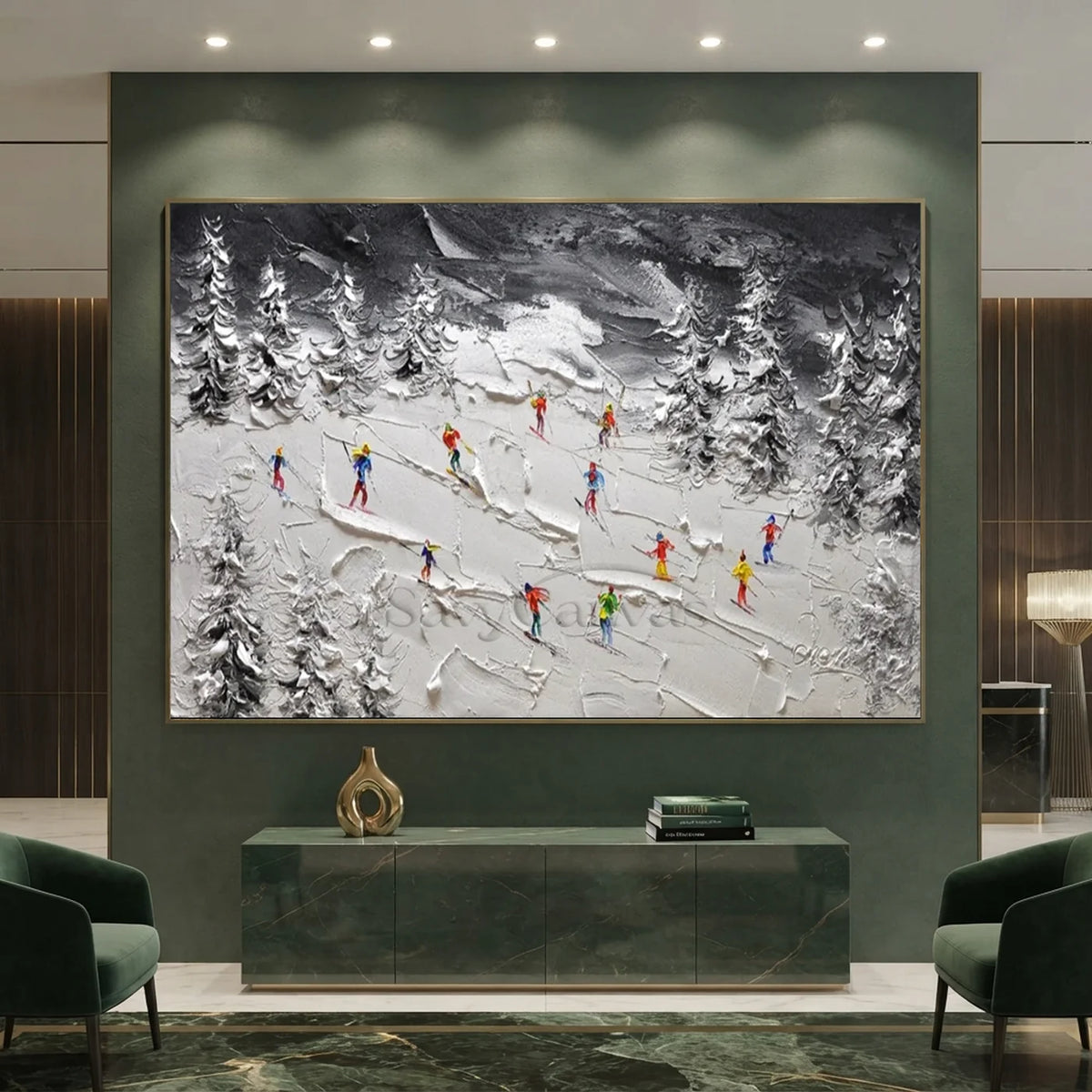 Skiing_Sports_Art_Textured_Painting_Canvas_MM23-for-High-end-hotels-deocr-01.webp