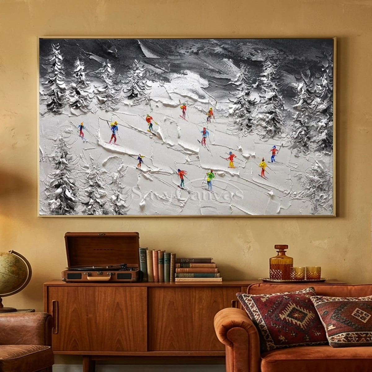 Skiing_Sports_Art_Textured_Painting_Canvas_MM23-for-boho-wall-decor-06.webp