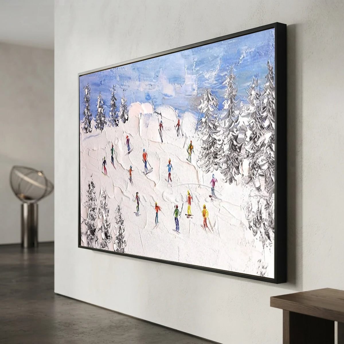 Skiing_Sports_Art_Textured_Painting_Canvas_MM24-for-hallway-wall-decor-05.webp