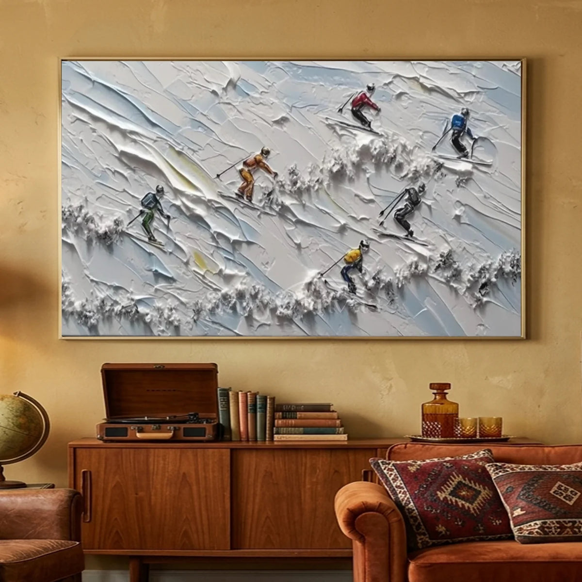 Skiing_Sports_Art_Textured_Painting_Canvas_MM25-for-boho-wall-decor-04.webp