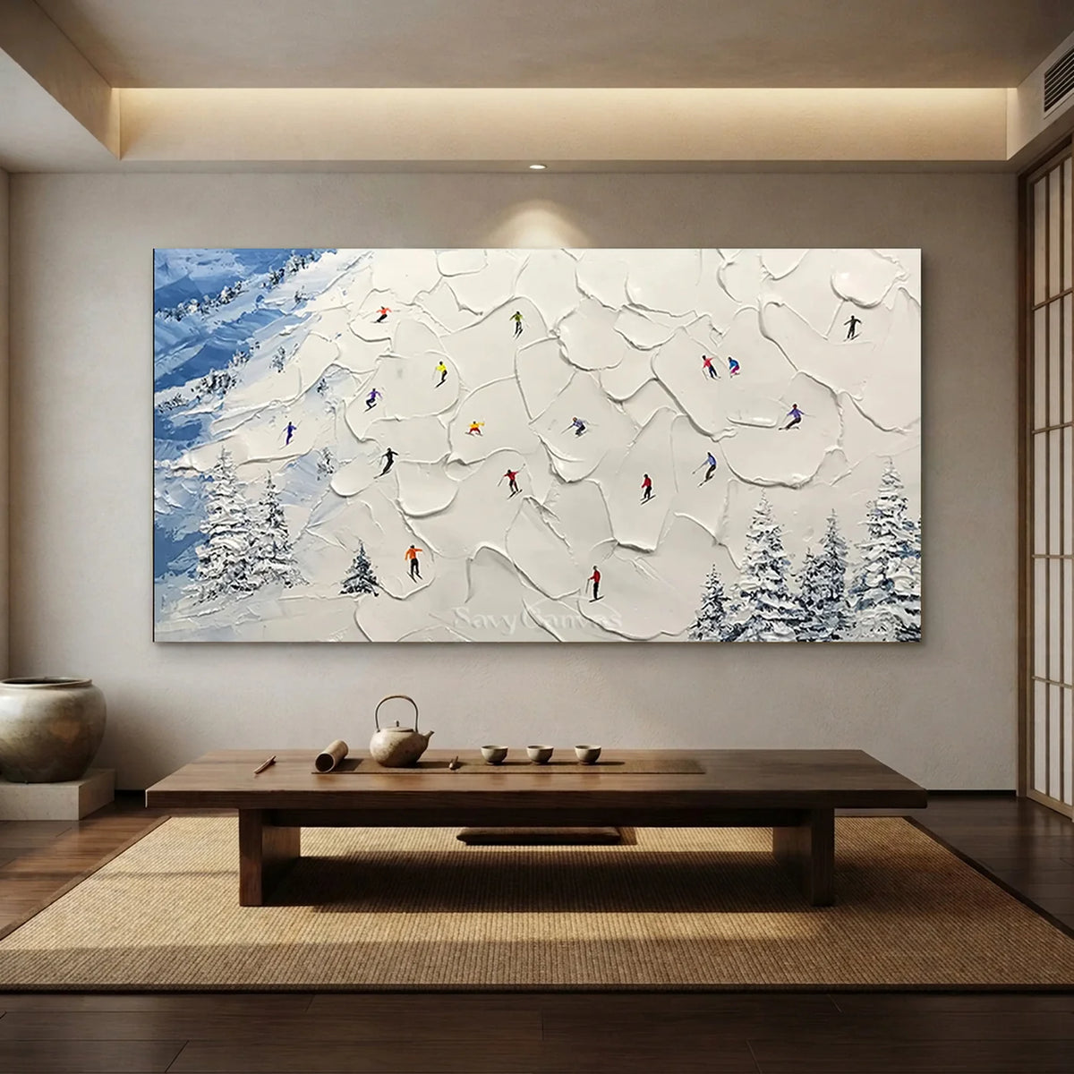 Skiing_Sports_Art_Textured_Painting_Canvas_MM7-for-zen-style-tea-room-07.webp
