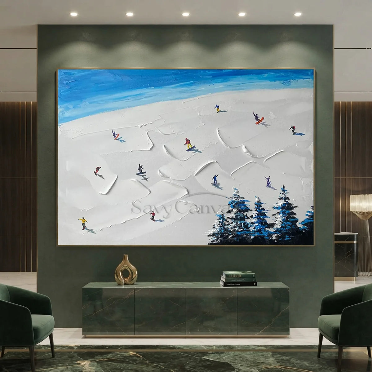 Skiing_Sports_Art_Textured_Painting_Canvas_MM9-for-High-end-hotels-deocr-07.webp