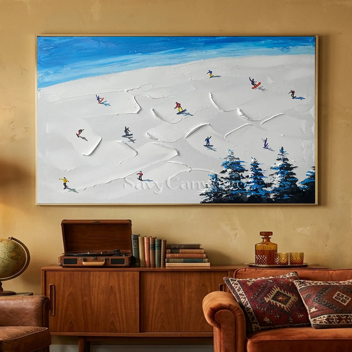 Skiing_Sports_Art_Textured_Painting_Canvas_MM9-for-boho-wall-decor-04.webp