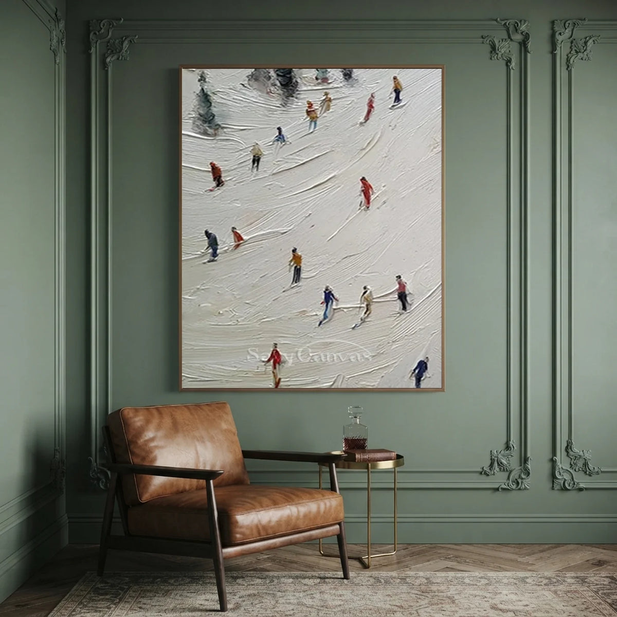 Skiing_Sports_Art_Textured_Painting_Canvas_Set-for-vintage-style-wall-07.webp