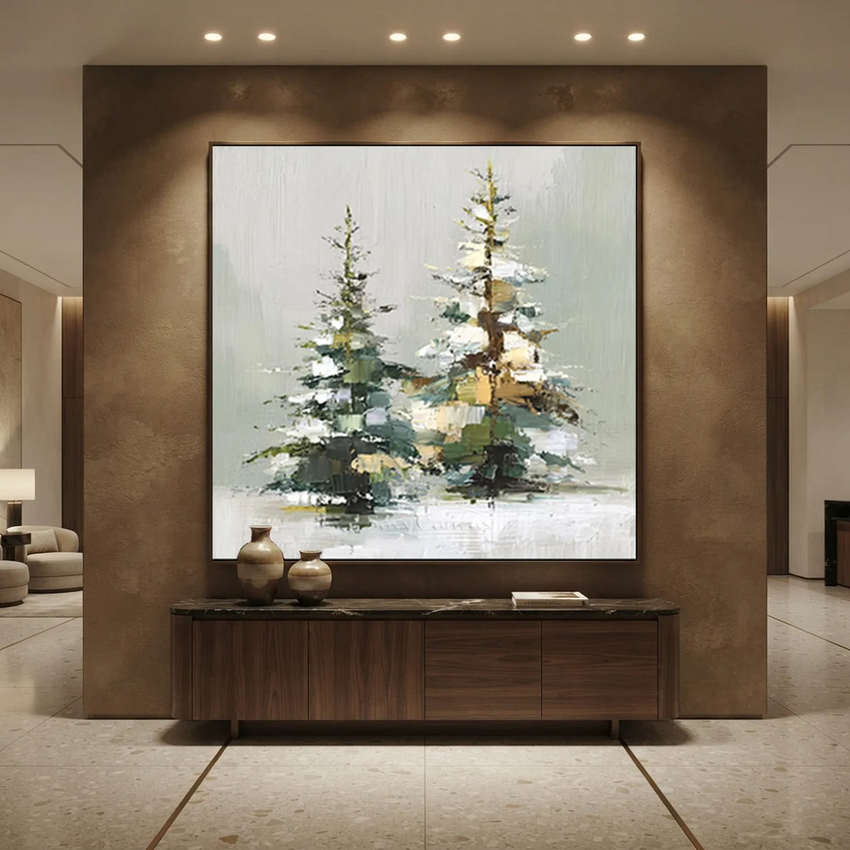 Snowy-Pine-Tree-Oil-Painting-for-High-end-hotels-wall-09.webp
