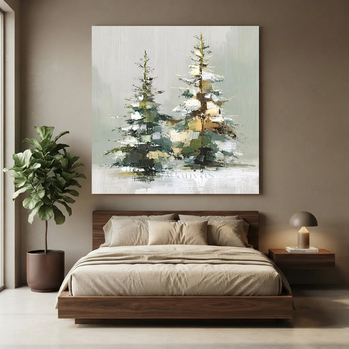 Snowy-Pine-Tree-Oil-Painting-for-Luxurious-Bedroom-decor-06.webp